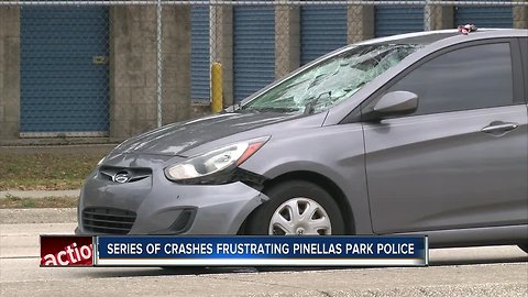 Pinellas Park Officers flustered by Park Blvd. crashes