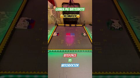 Biteforce vs WitchDoctor 😵‍💫Re-Match😵‍💫 #hexbugbattlebots #hexbugvideos #battlebots