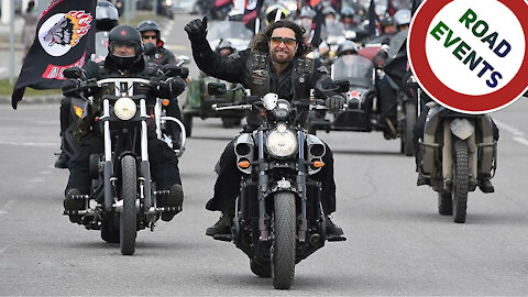 Russian bikers punished the guy 😑