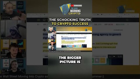 The Shocking Truth To Crypto Success