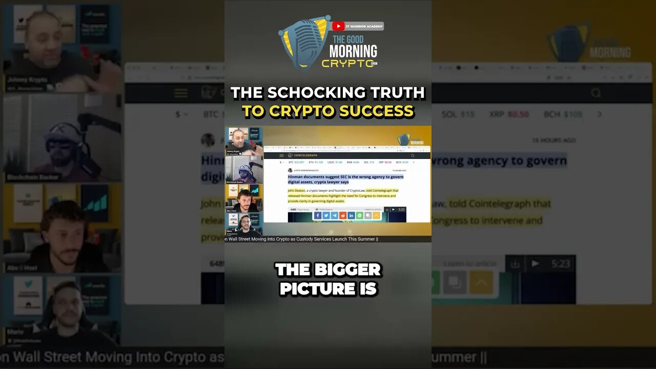 The Shocking Truth To Crypto Success