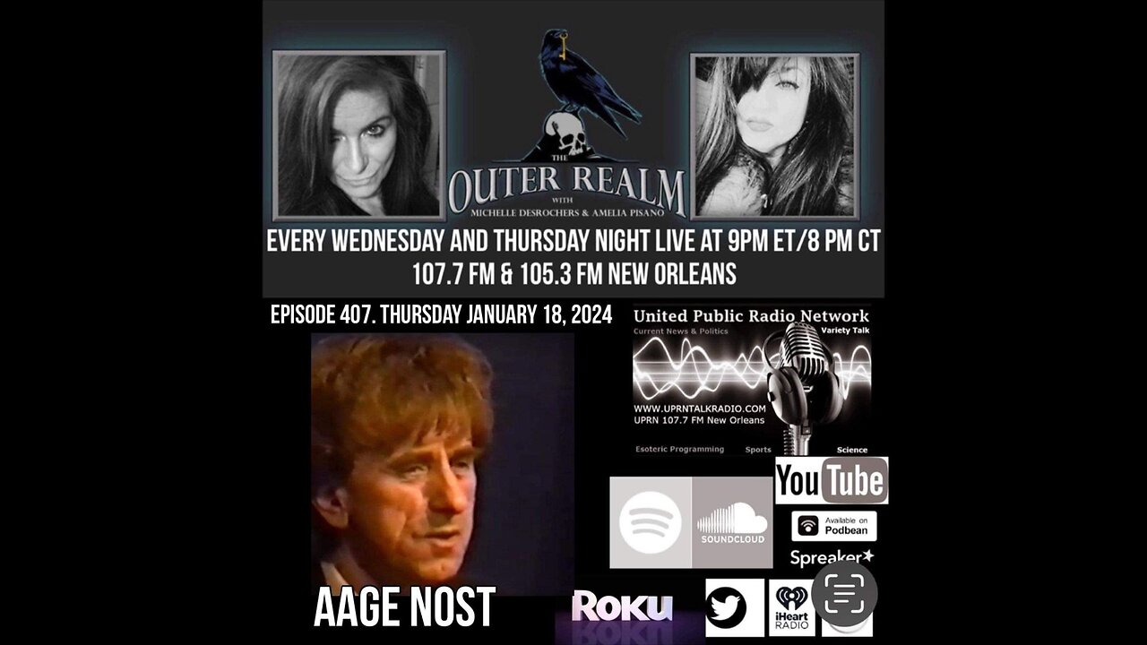 The Outer Realm -Aage Nost - UFOs, Time Travel, Time Lines, Tesla, Paranormal, Matrix