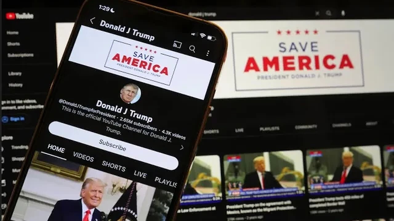 YouTube последним разблокировал аккаунт Дональда Трампа