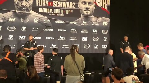 Tyson Fury vs Tom Schwarz official morning weigh ins