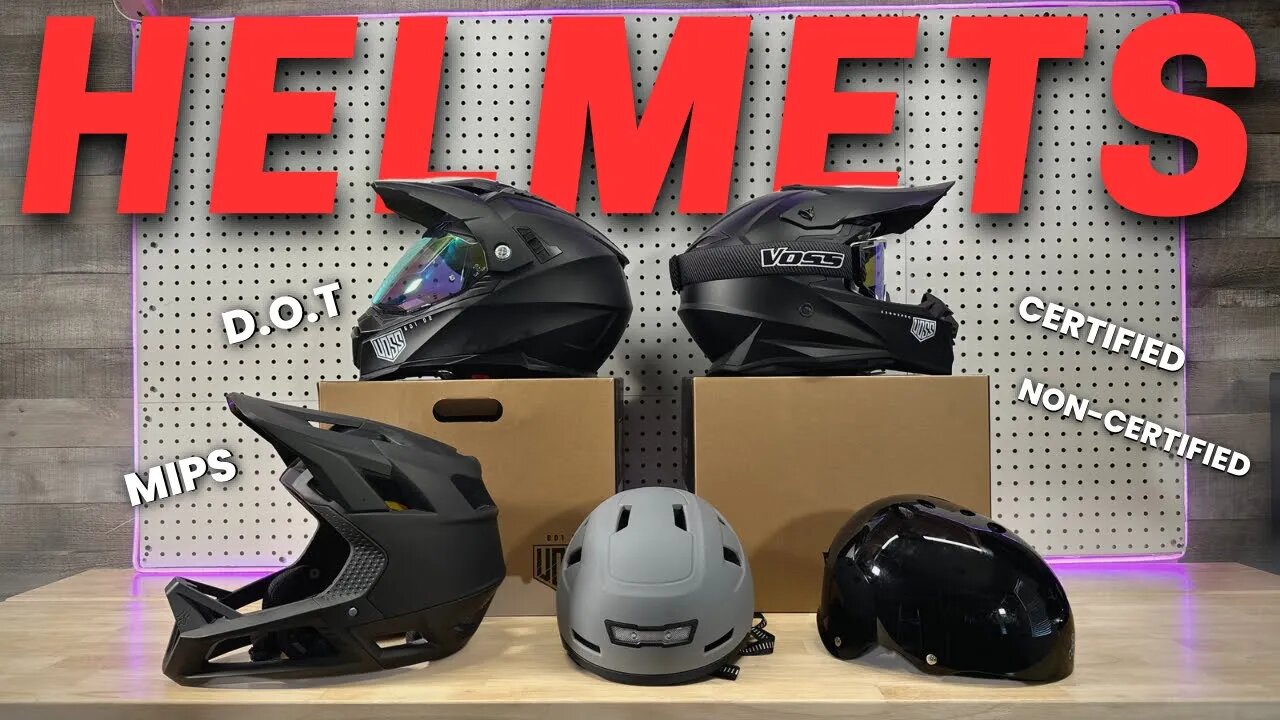 What Helmet To Ride! // E-Moto | E-Bikes | BMX | MTB