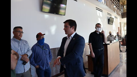 Daniel McCarthy announcing running for governor's office