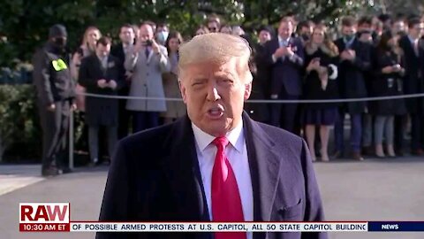 President Donald J. Trump speaks after Big Tech Ban
