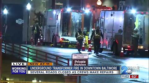 Medic hurt after transformer fire causes manhole explosions