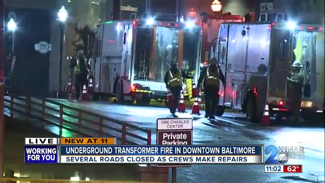 Medic hurt after transformer fire causes manhole explosions