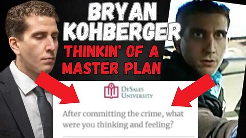 Bryan Kohberger's Pre-planning - Deep Dive Of The Online Criminology Questionnaire