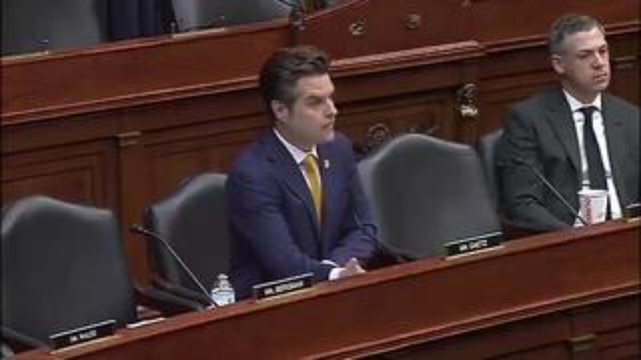 Matt Gaetz Concerned that DOD is Covering Up Vax Injuries. Nah. It is Just Long-COVID