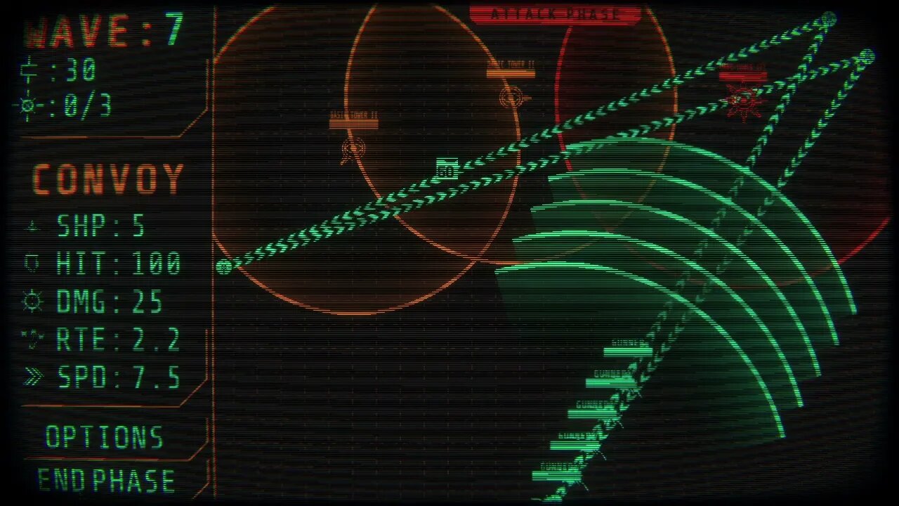 T.A.G.: Tower Attack Game. 14 waves this round.