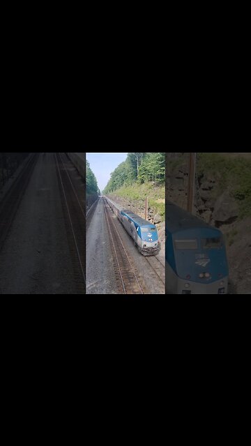 Amtrak Pennsylvanian at Cassandra PA #youtubeshorts #youtube #train #amtrak #train #short