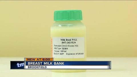 Brookfield opening first human milk dispensary