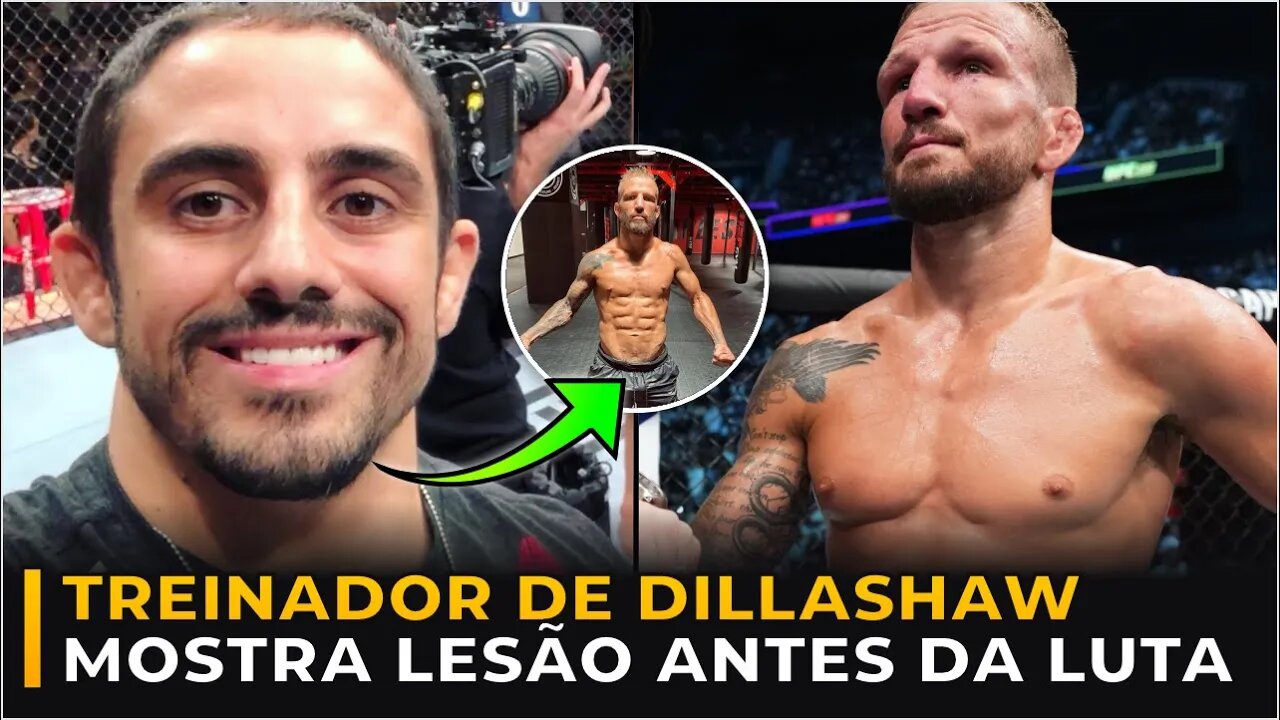 TREINADOR MOSTRA OMBRO DE TJ DILLASHAW ANTES DO UFC 280!