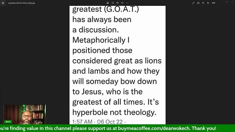 Kirk Franklin wants me to believe what?