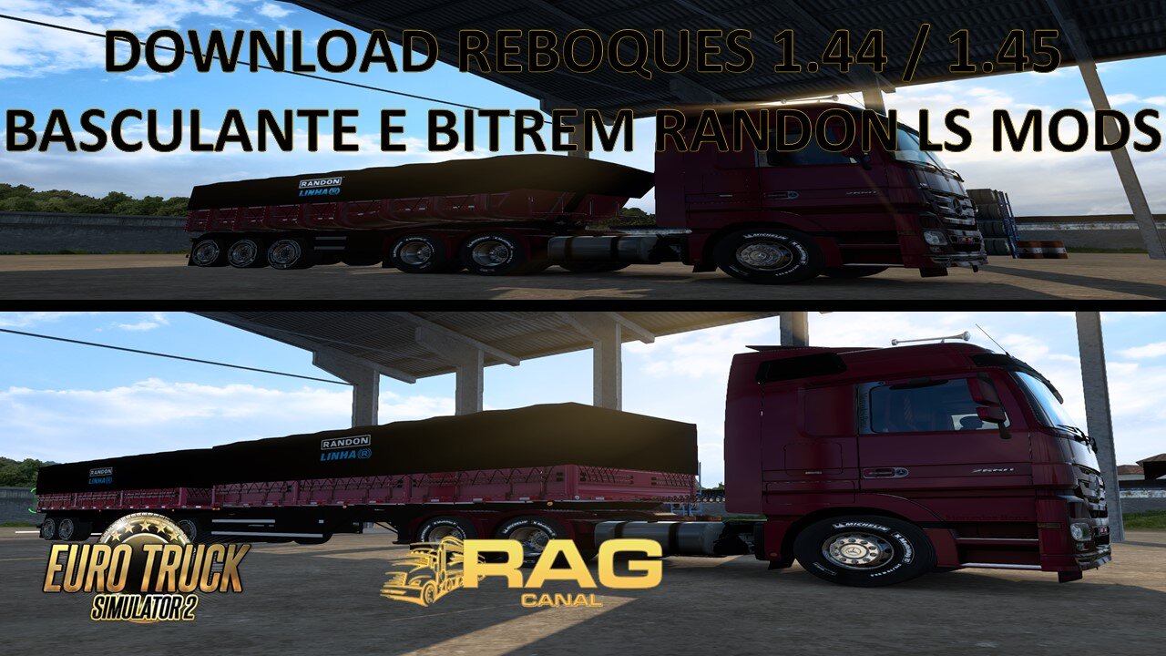 100% Mods Free: Basculante e Bitrem Randon LS Mods