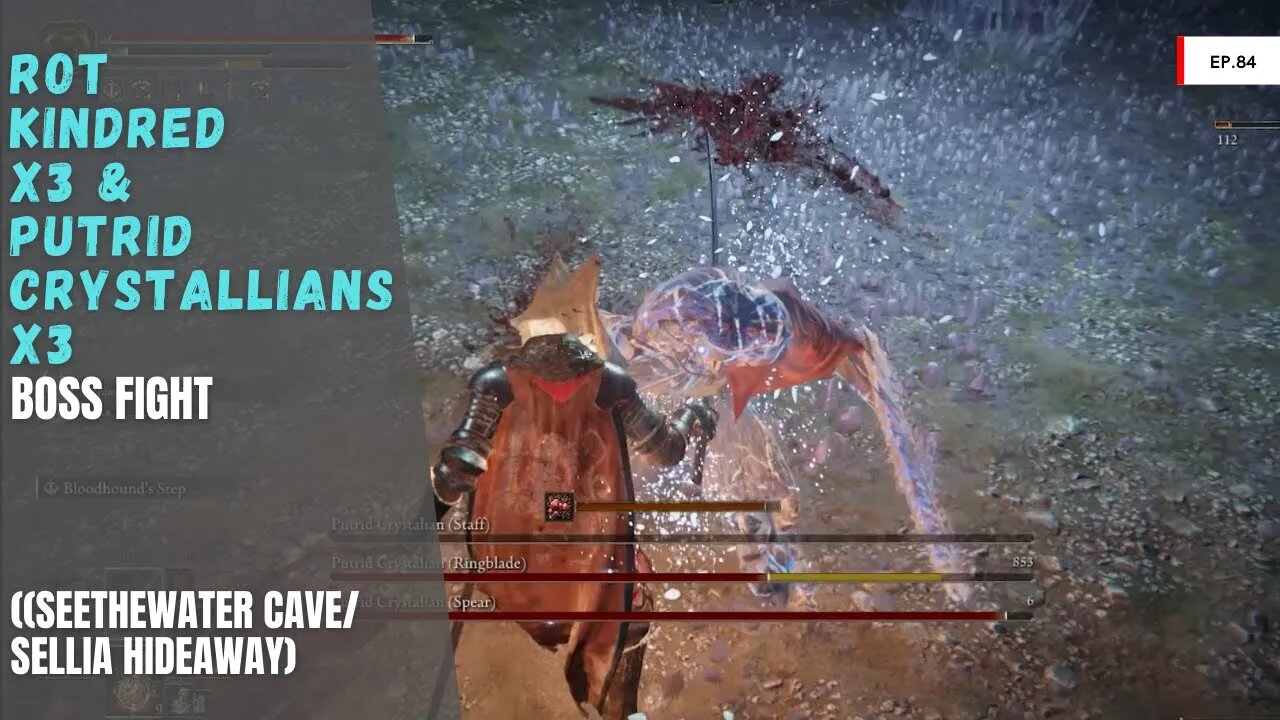 Elden Ring - Rot Kindred x2 & Putrid Crystallians x3 (Seethewater Cave/Sellia Hideaway)