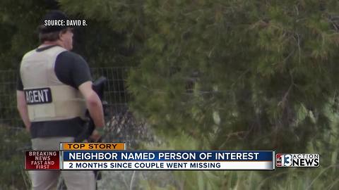 Deputies: Neighbor is person of interest after Arizona couple vanishes