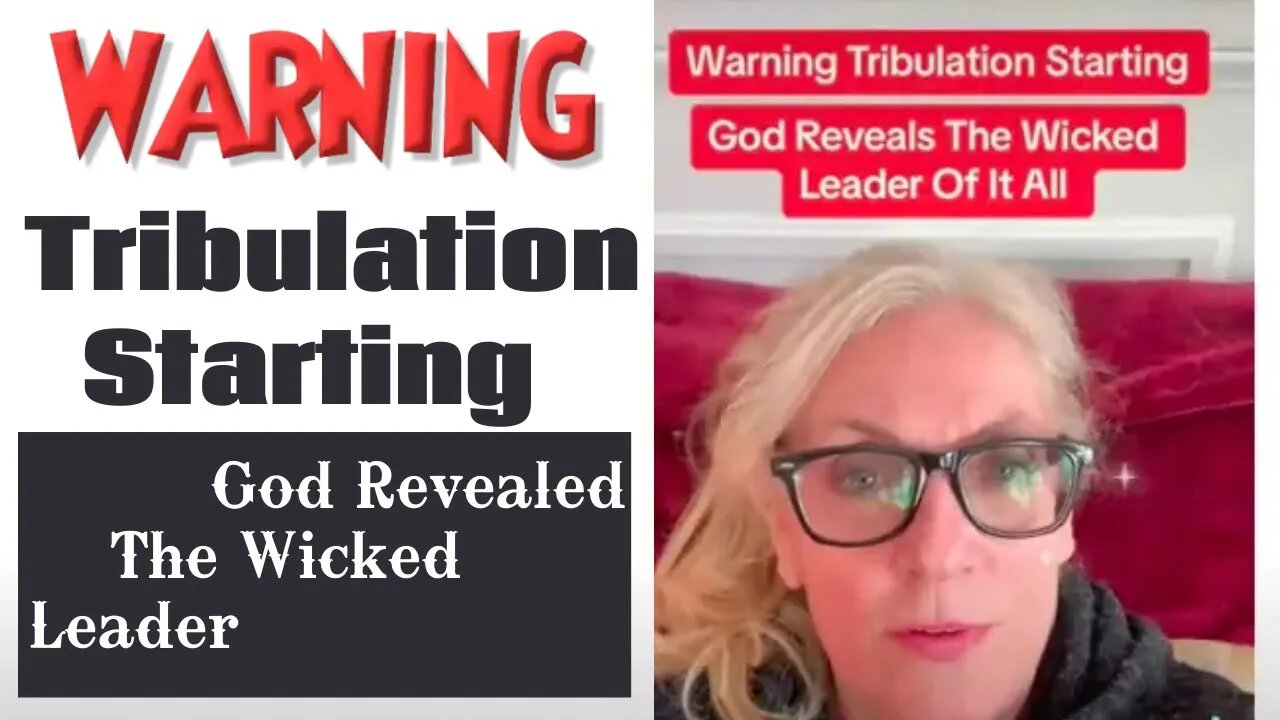 Warning: Tribulation Starting. Wicked Leader Revealed!!! #tribulation #antichrist