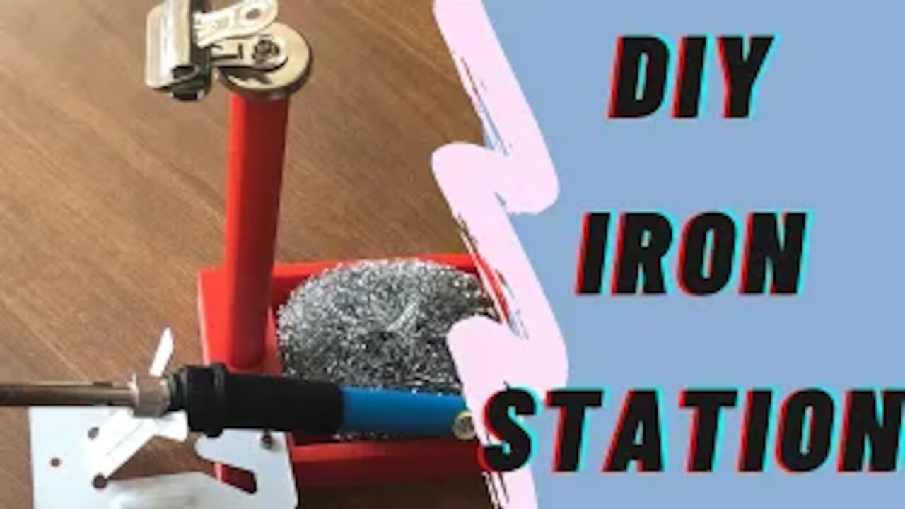 DIY soldering Iron station | simple homemade station using 3D printed parts.