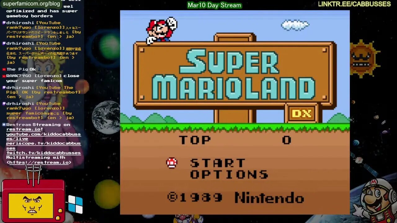 Mar10 Stream - Super Mario Land (with DX patch cuz THE COLORS DUKE THE COLORS)