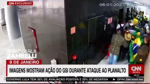 Exclusivo: imagens de segurança mostram colaboracionismo do GSI no 08 de Janeiro