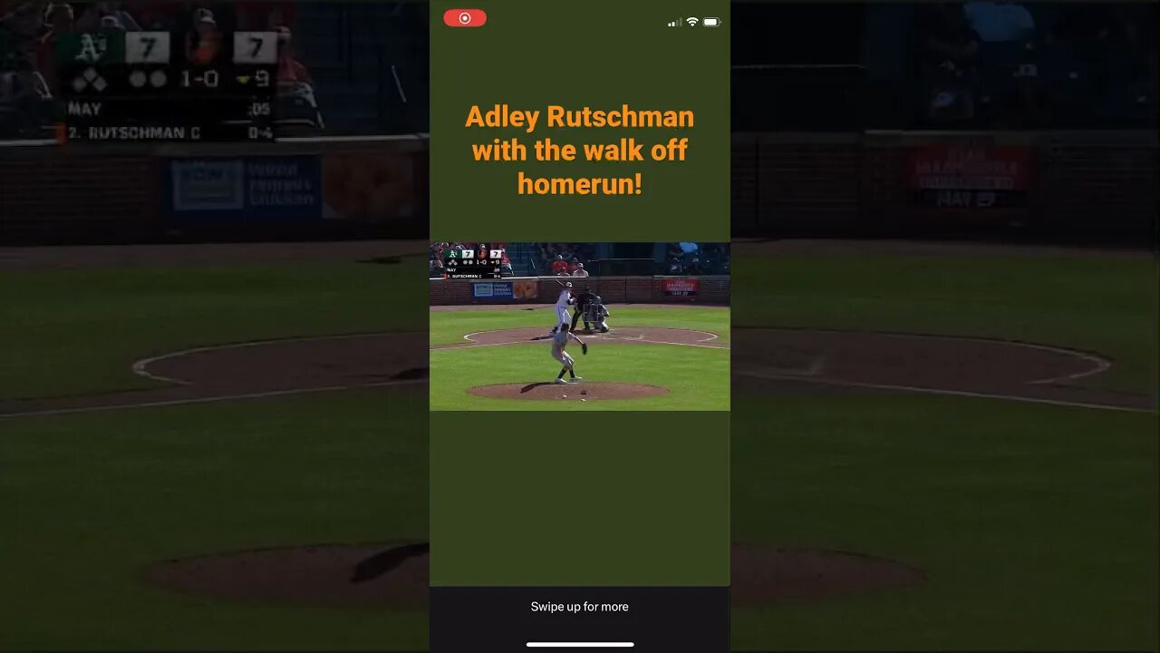 Adley Rutschman with the walk off homerun to give Baltimore the win! #mlb #homerun