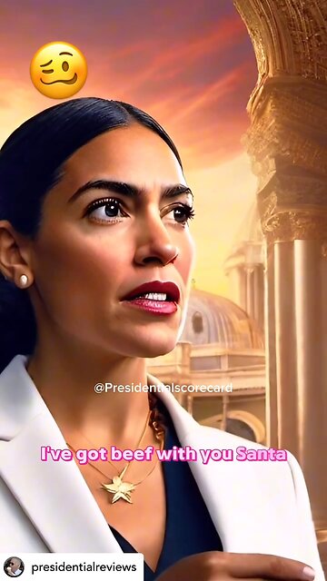 trump calls AOC and says he is santa