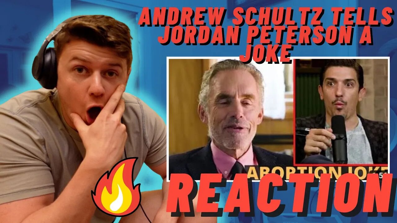 Andrew Schultz Tells Jordan Peterson an Abortion Joke ((IRISH REACTION!!))