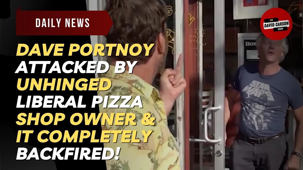 Dave Portnoy Attacked By Unhinged Liberal Pizza Shop Owner & It Completely Backfires!