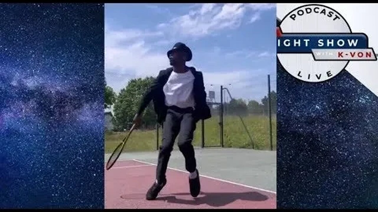 If Michael Jackson Played Tennis (host K-von laughs)