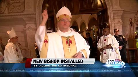 New Catholic bishop installed in Tucson