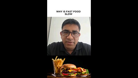 Why is Fast Food So Slow #realbipuldas #fastfoodlogic #thoughtprovoking #healthawareness #funnyfacts