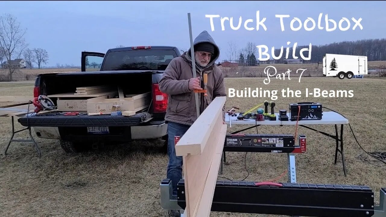 How to Build a Truck Toolbox with Storage Drawers! (Part 7) - Making the I-Beams / Slide Rails!