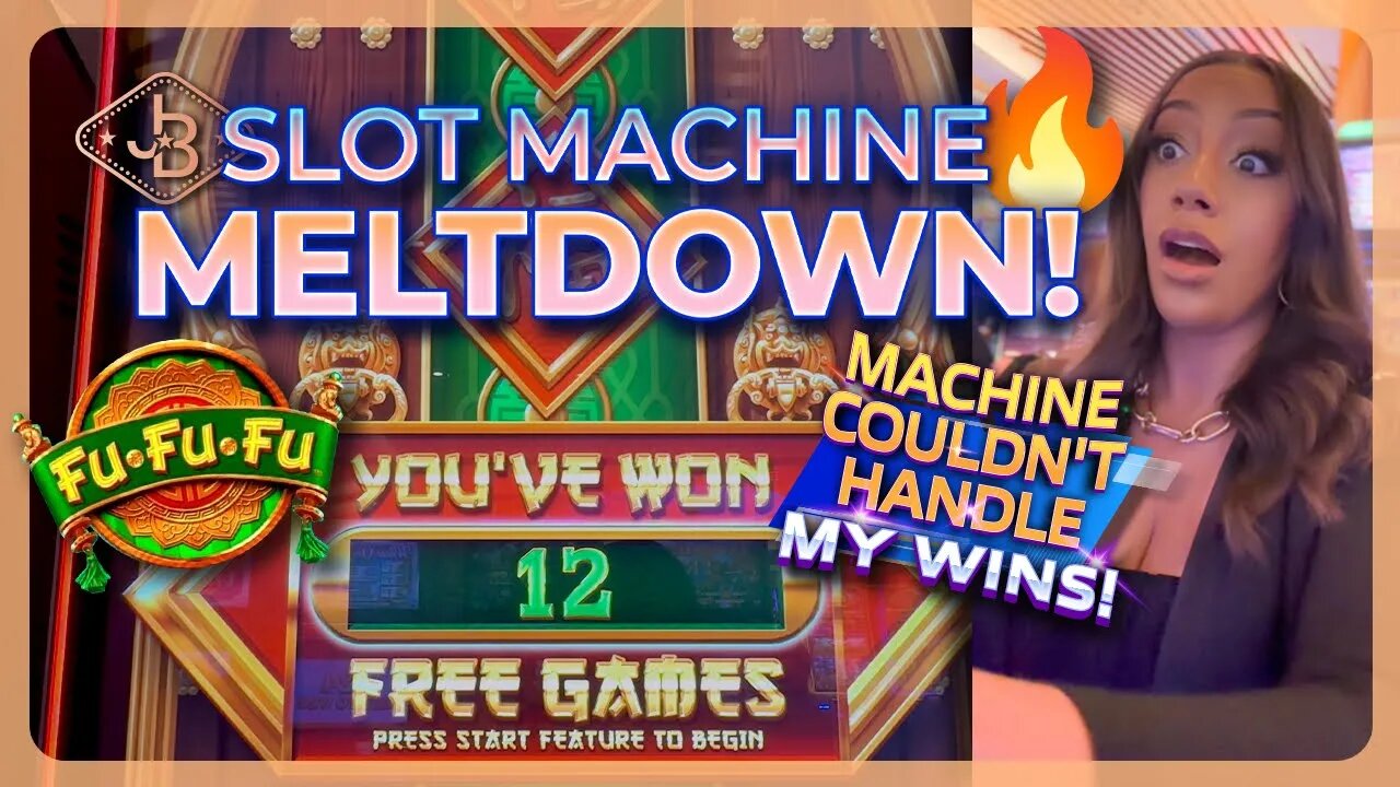 🔥Slot Machine Meltdown: Fu Fu Fu Couldn't Handle My Wins!💥