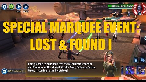 Special Marquee Event: Lost & Found I - Unlocking Padawan Sabine Wren | Basic Play-Through