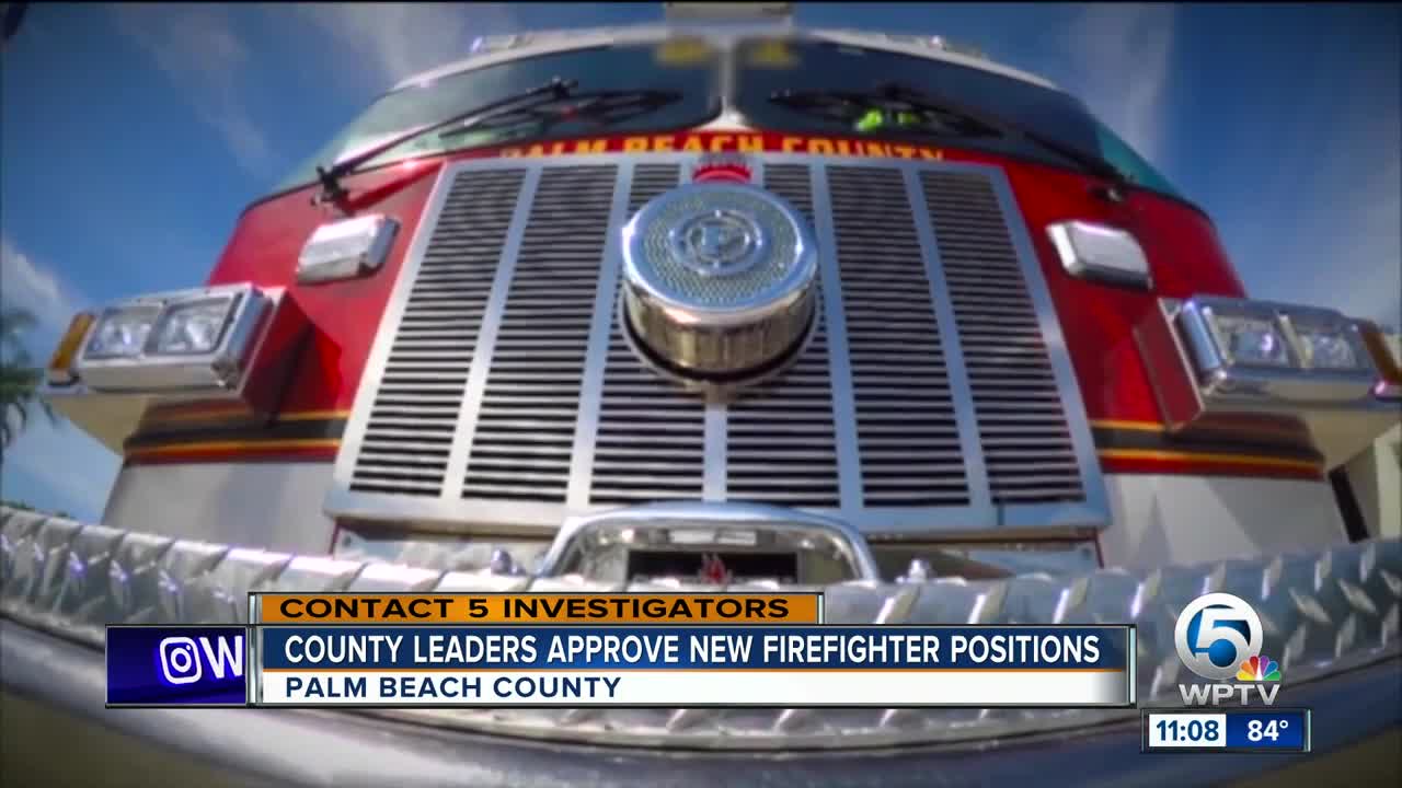 PBC Commission approves 13 new firefighter positions Monday, 6 going into Acreage area