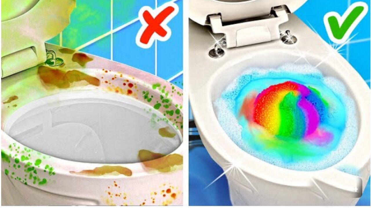 10 Effective Cleaning Hacks to Achieve a Sparkling Clean Toilet and Bathroom 🚽🌟✨