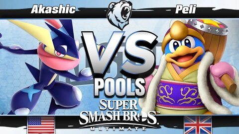 Akashic (Greninja) vs. Peli (King Dedede) - Ultimate Pools - Frostbite 2019