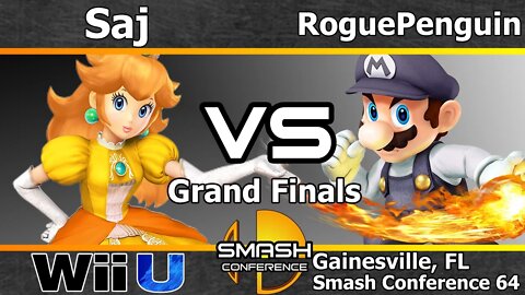 7S|Saj (Peach, ZSS, & Bayonetta) vs. RoguePenguin (Mario) - Grand Finals - SC64