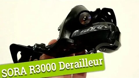 Shimano Sora 9-Speed R3000 Rear Derailleur Feature Review and Weight