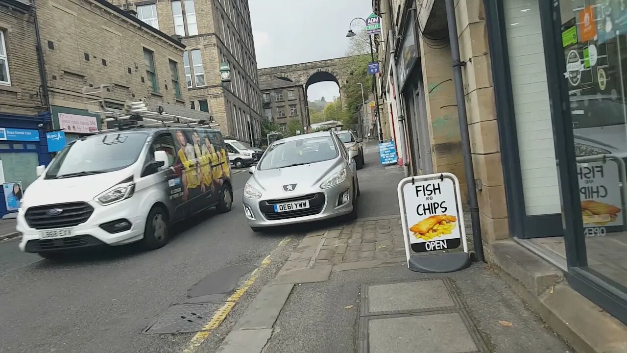 Just a quick walk through the main street in Milnsbridge,West Yorkshire