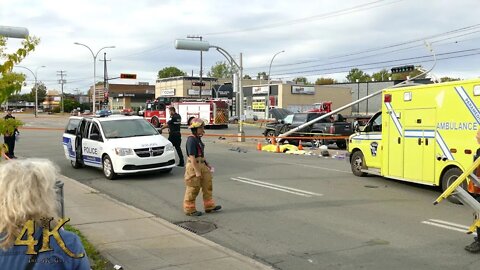 OMG - Accident - Indian Girl in Montreal - Woman flown to Hospital