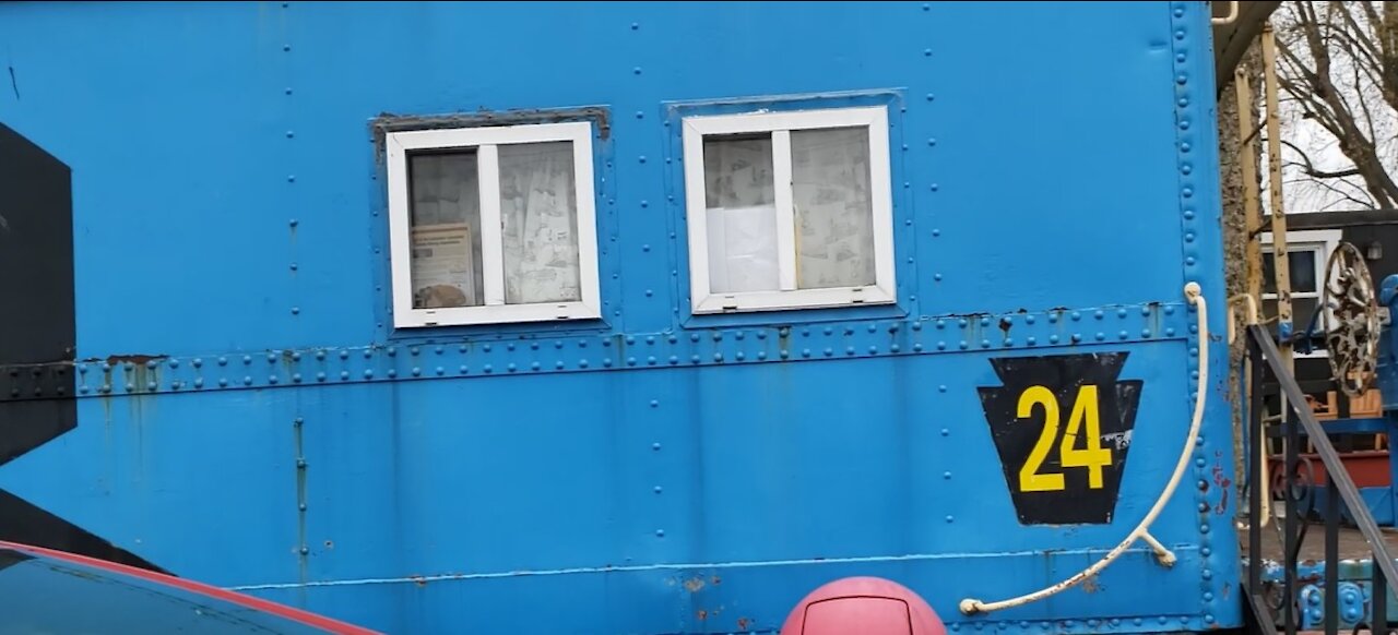 Back to Red Caboose Motel (Caboose #24) in Strasburg, PA - April 2021