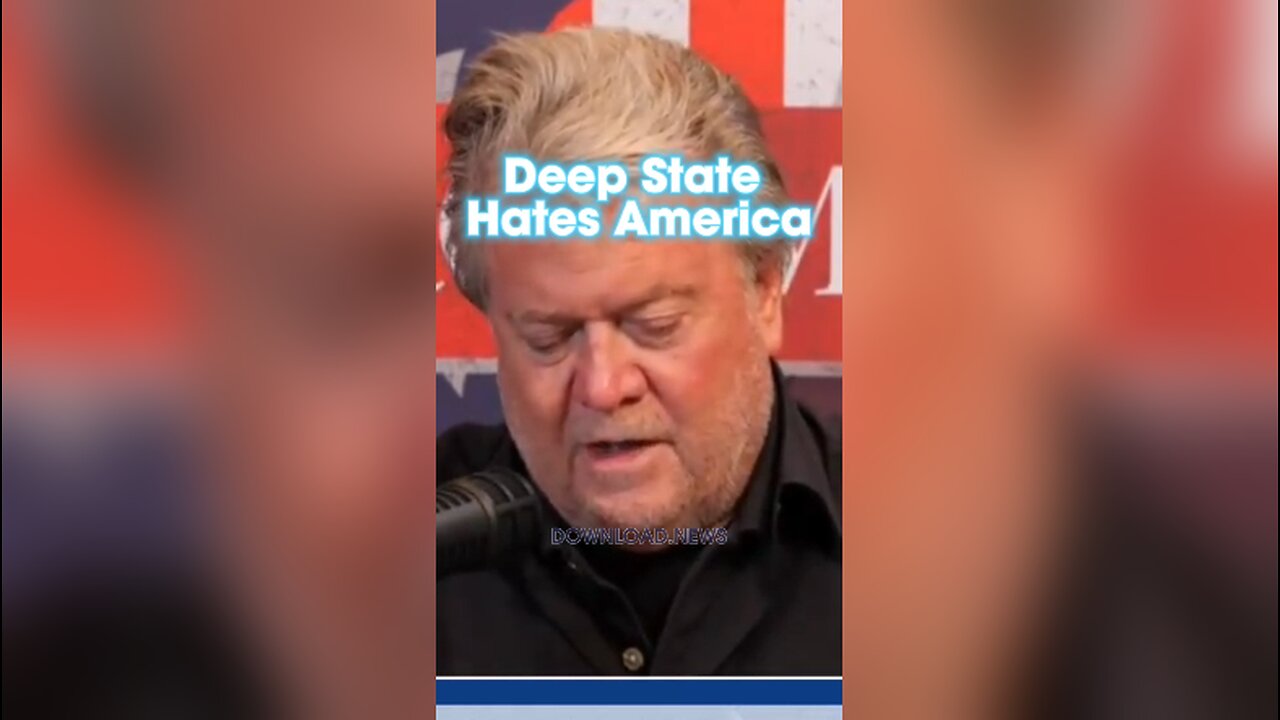 Steve Bannon: The Deep State is Rotten To its Core With Globalists That Hate America - 11/4/23