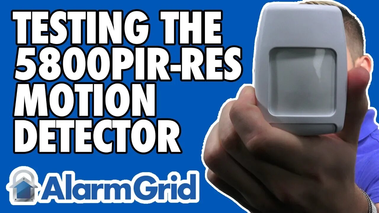 How do I test a Honeywell 5800PIR-RES motion detector?