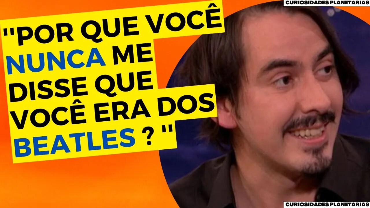 O PAI DELE FOI UM BEATLE E ELE NÃO SABIA! #curiosidades