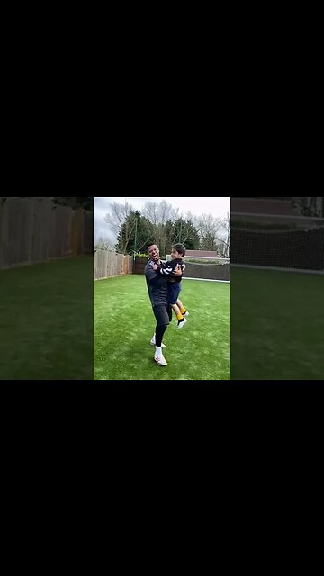 RAINBOW FLICK + VOLLEY WITH MINI MESSI 🎯⚽️🔥 #Shorts | Jeremy Lynch