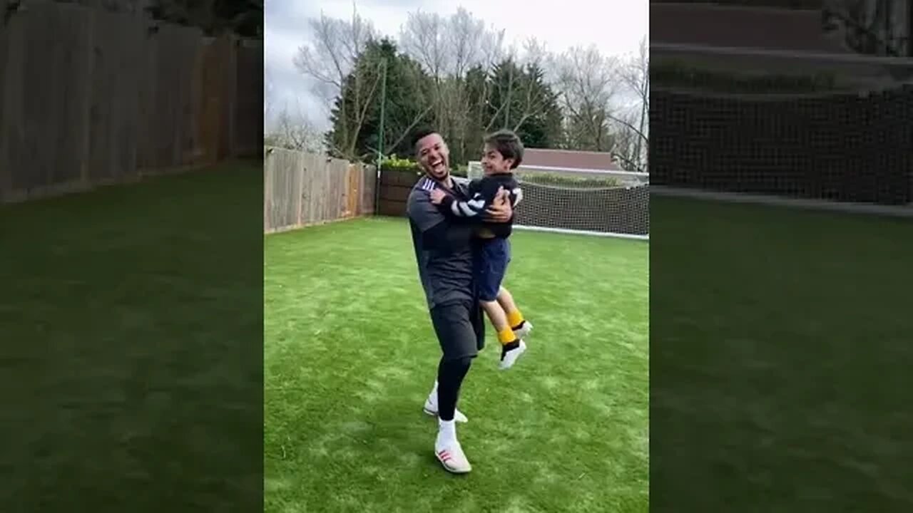 RAINBOW FLICK + VOLLEY WITH MINI MESSI 🎯⚽️🔥 #Shorts | Jeremy Lynch